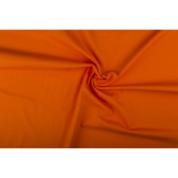 Katoen stof - Oranje - 1 meter - 100% Katoen