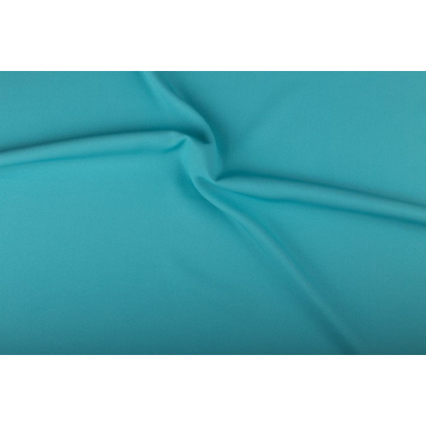 Texture stof licht waterblauw - 10m rol - Polyester