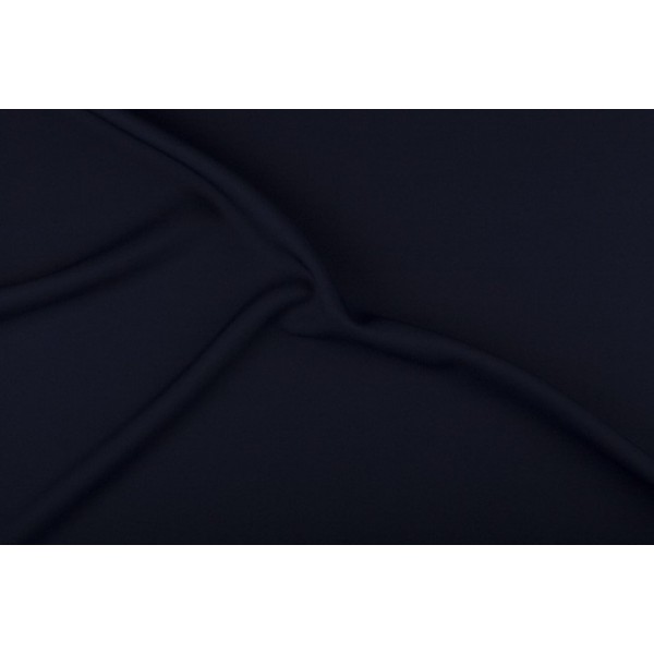 Texture stof marineblauw - 50m rol - Polyester
