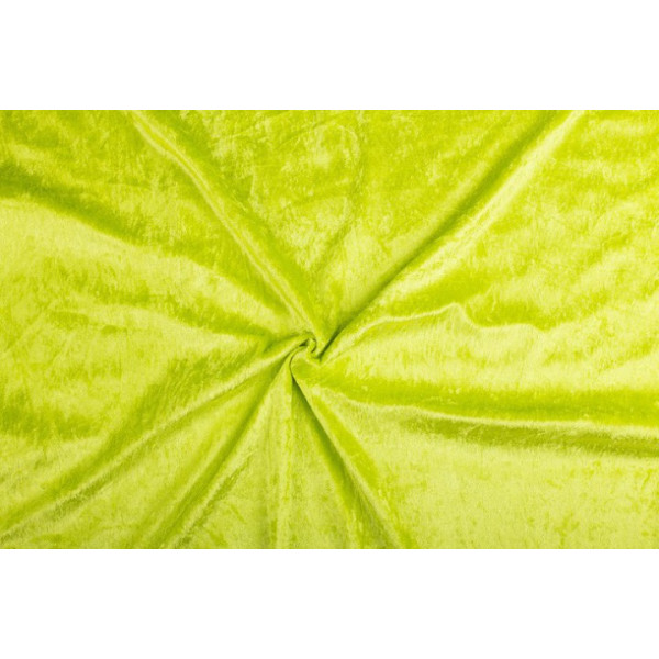 Velours de panne - Limoen - 1 meter - 100% polyester
