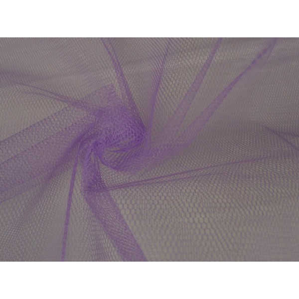 Tule stof - Lavendel - 50m per rol - 100% polyester