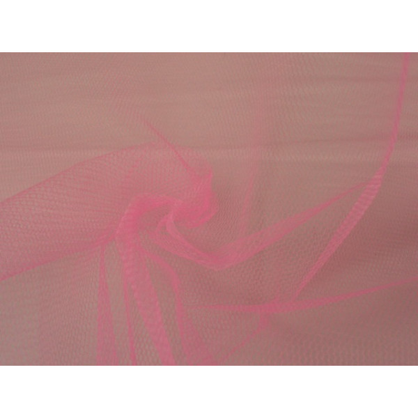 Tule stof - Roze - 15m per rol - 100% polyester