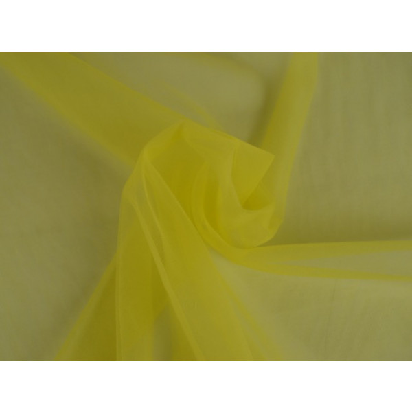 Bruidstule - Licht geel - 50m per rol - 100% polyester