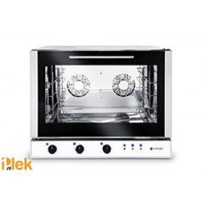 Hetelucht bakkerij oven met stoominjectie 400V 6400W