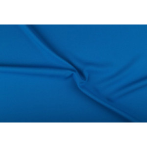 Texture stof waterblauw - 10m rol - Polyester