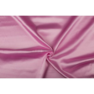 Satijn 50m rol - Roze - 100% polyester