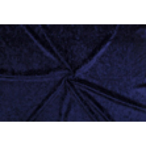 Velours de panne - Marineblauw - 1 meter - 100% polyester