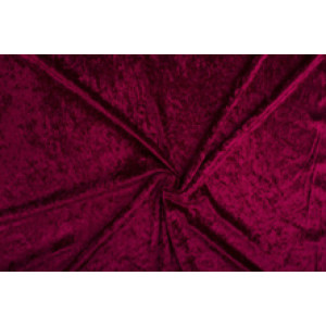 Velours de panne - Bordeaux rood - 1 meter - 100% polyester