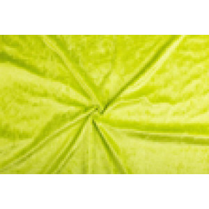 Velours de panne - Limoen - 1 meter - 100% polyester