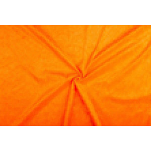 Velours de panne - Oranje - 1 meter - 100% polyester