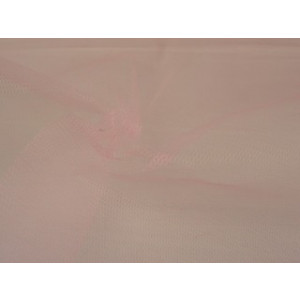 Tule stof - Lichtroze - 50m per rol - 100% polyester