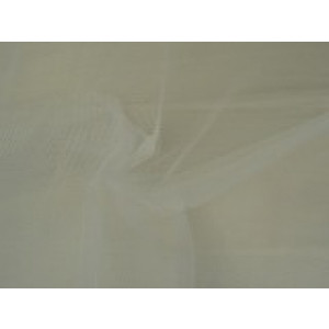 Tule stof - Wit - 50m per rol - 100% polyester
