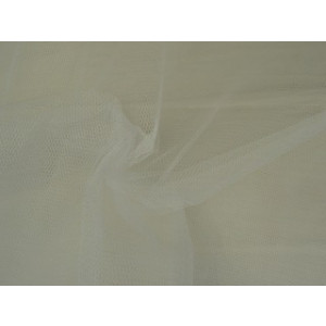 Tule stof - Wit - 15m per rol - 100% polyester