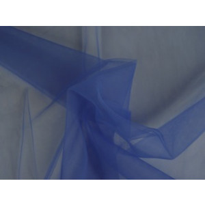 Bruidstule - Blauw - 50m per rol - 100% polyester