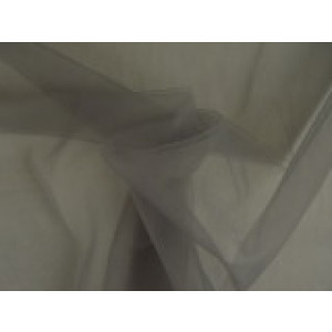 Bruidstule - Donkergrijs - 15m per rol - 100% polyester