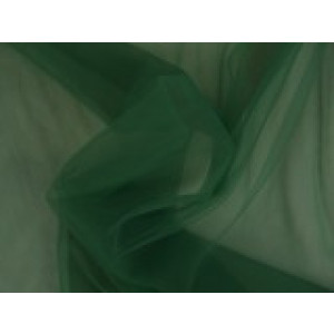 Bruidstule - Donkergroen - 15m per rol - 100% polyester
