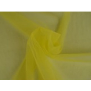 Bruidstule - Licht geel - 15m per rol - 100% polyester