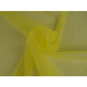 Bruidstule - Licht geel - 15m per rol - 100% polyester