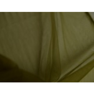 Bruidstule - Mosgroen - 15m per rol - 100% polyester