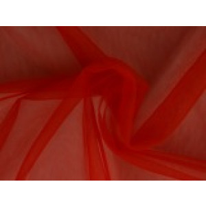 Bruidstule - Rood - 50m per rol - 100% polyester