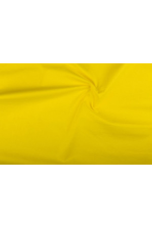 Katoen geel - Katoenen stof op 10m rol