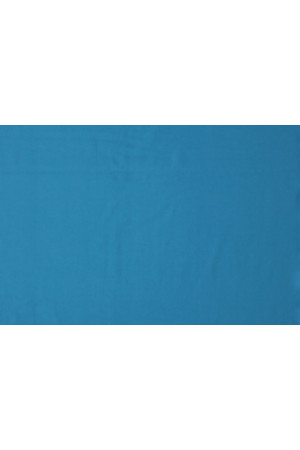 Katoen waterblauw - Katoenen stof op 10m rol