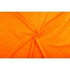 Velour de pannes oranje - 10m stof op rol